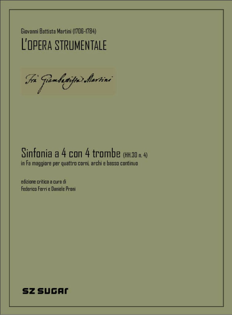 Sinfonia A Quattro Con Quattro Trombe Hh.30 N. 4)